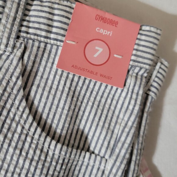 Gymboree 2009 Flower Garden size 7 Capri Pant, shirt & Jacket NWT set. - Picture 6 of 7